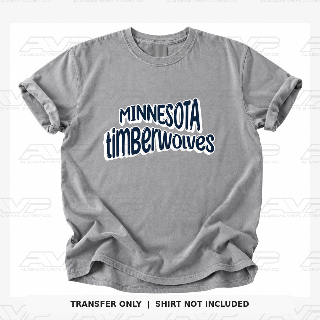 Minnesota Timberwolves Fun & Funky Alabama Vinyl