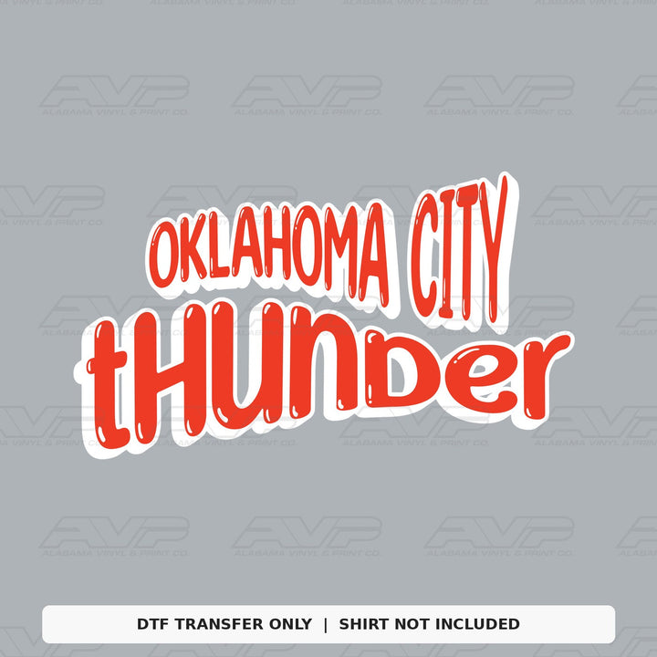 Oklahoma City Thunder Fun & Funky Alabama Vinyl