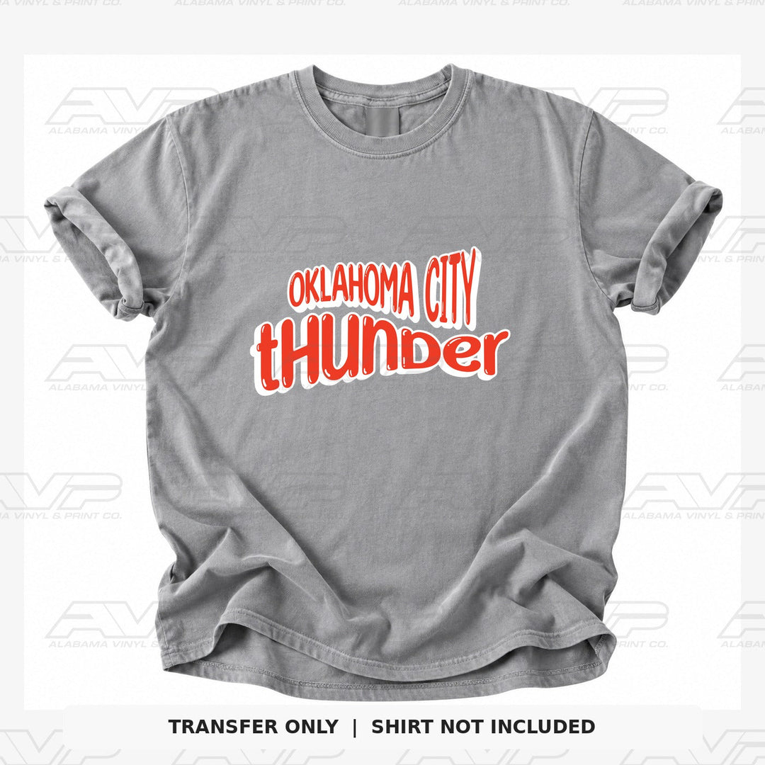 Oklahoma City Thunder Fun & Funky Alabama Vinyl