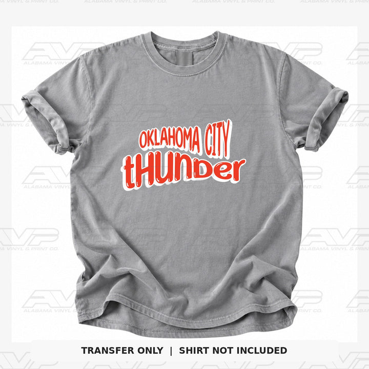 Oklahoma City Thunder Fun & Funky Alabama Vinyl