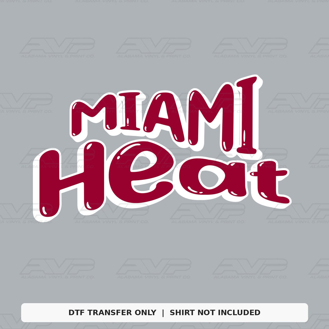 Miami Heat Fun & Funky Alabama Vinyl