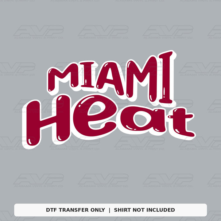 Miami Heat Fun & Funky Alabama Vinyl