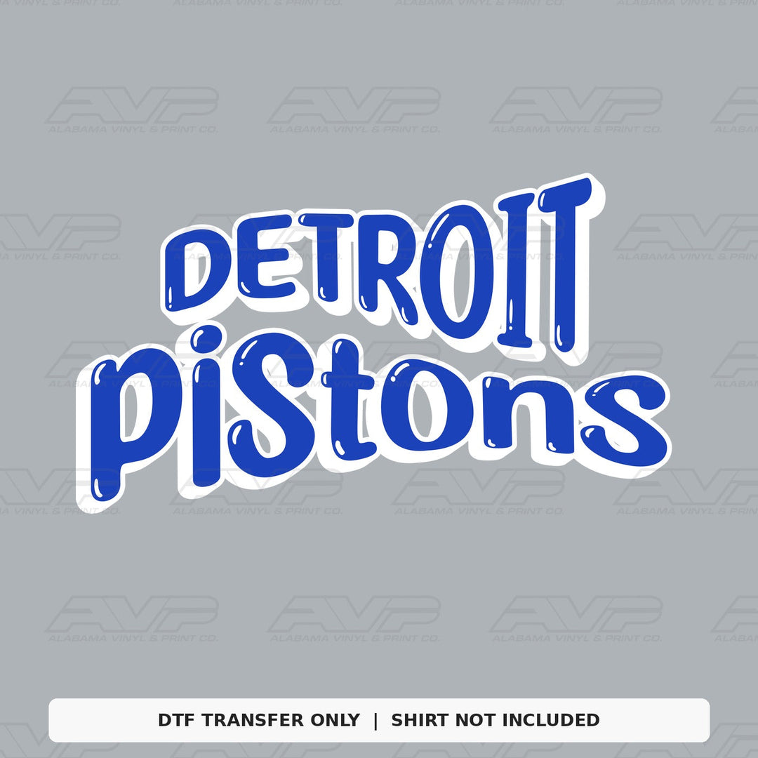 Detroit Pistons Fun & Funky Alabama Vinyl