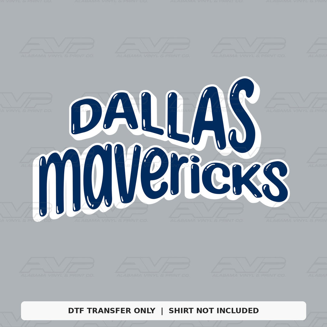 Dallas Mavericks Fun & Funky Alabama Vinyl