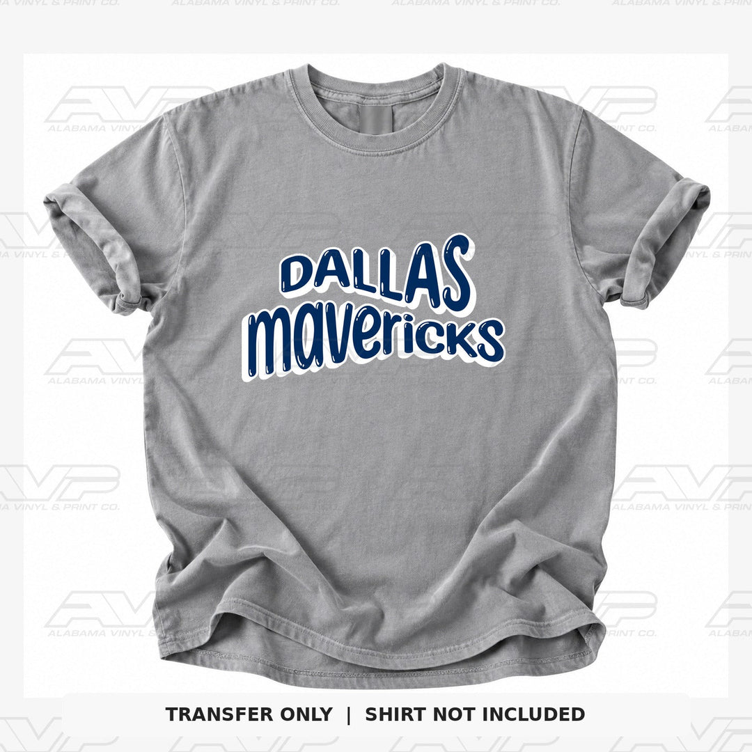 Dallas Mavericks Fun & Funky Alabama Vinyl
