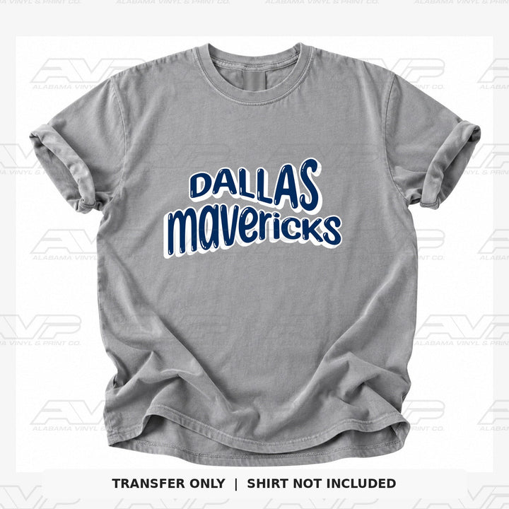 Dallas Mavericks Fun & Funky Alabama Vinyl