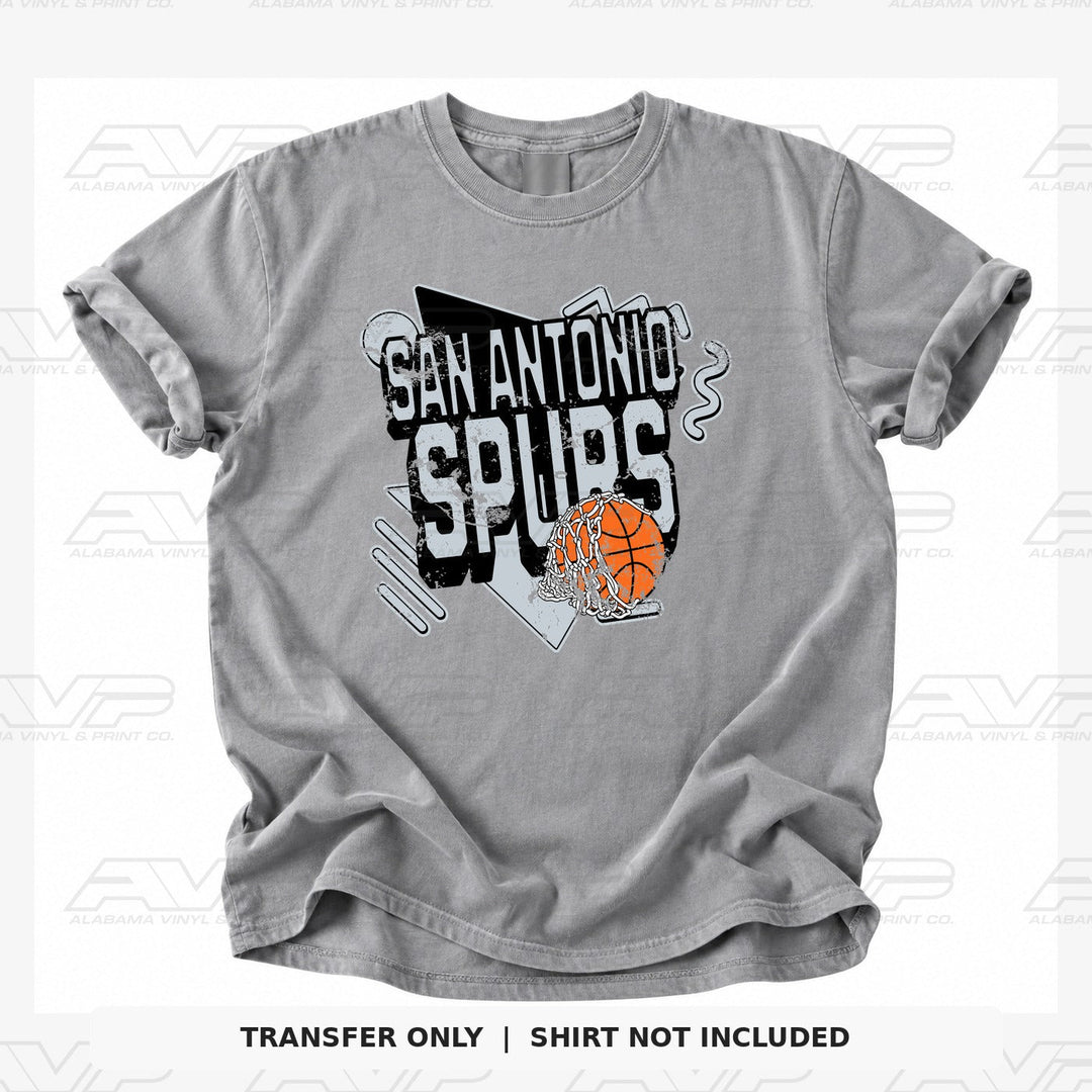 San Antonio Spurs Retro Alabama Vinyl