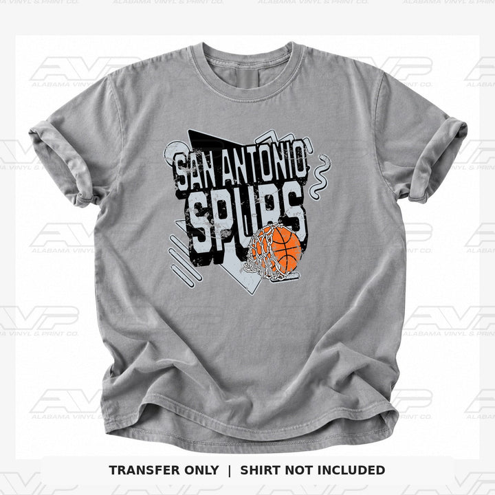 San Antonio Spurs Retro Alabama Vinyl