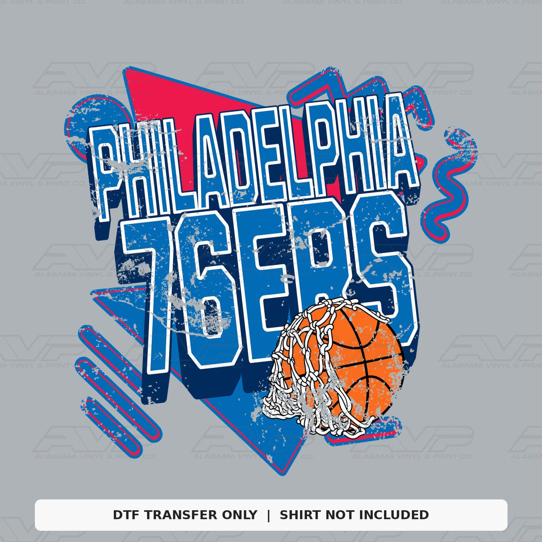 Philadelphia 76ers Retro Alabama Vinyl