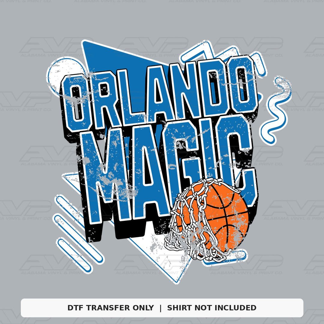 Orlando Magic Retro Alabama Vinyl