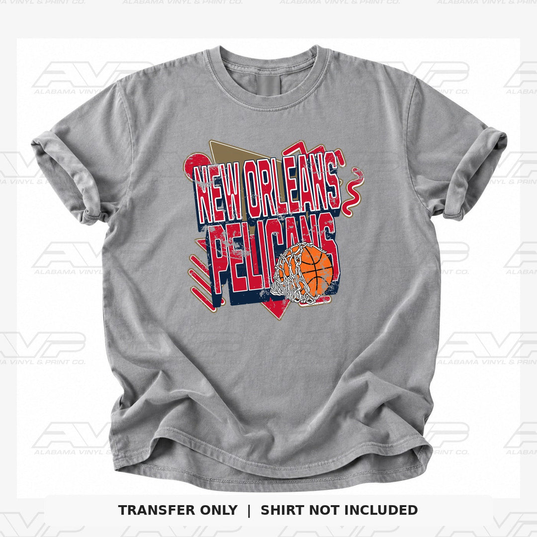 New Orleans Pelicans Retro Alabama Vinyl