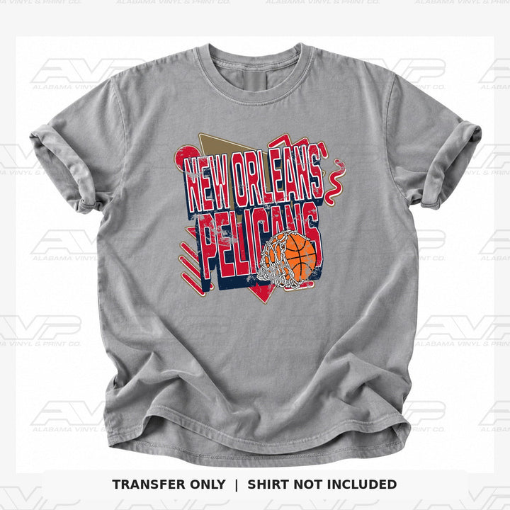 New Orleans Pelicans Retro Alabama Vinyl