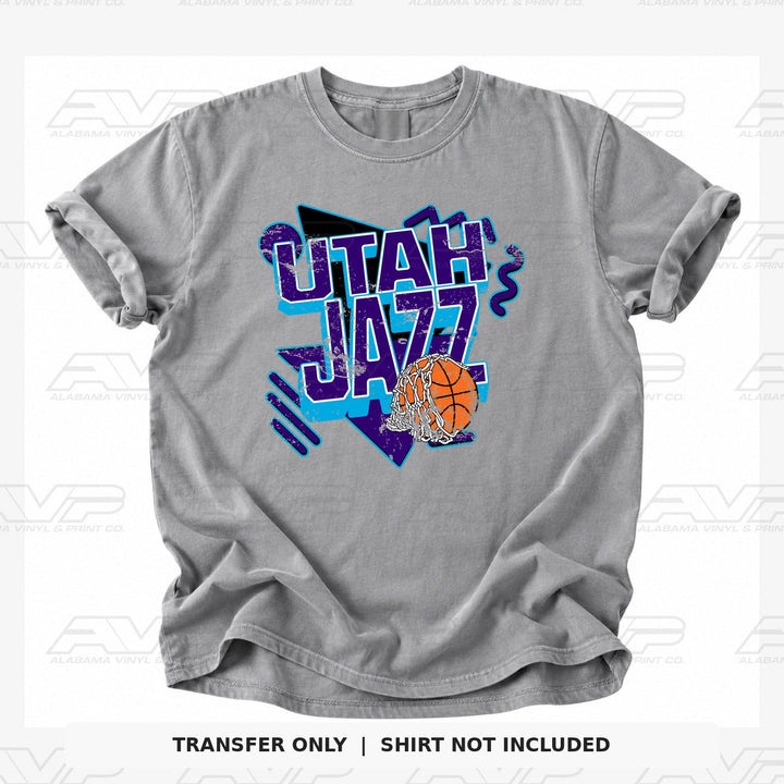 Utah Jazz Retro Alabama Vinyl