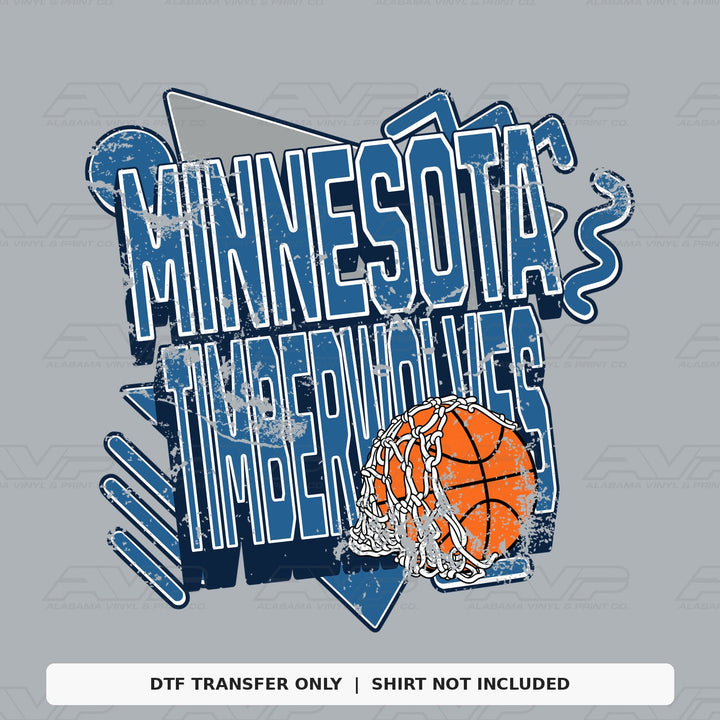 Minnesota Timberwolves Retro Alabama Vinyl
