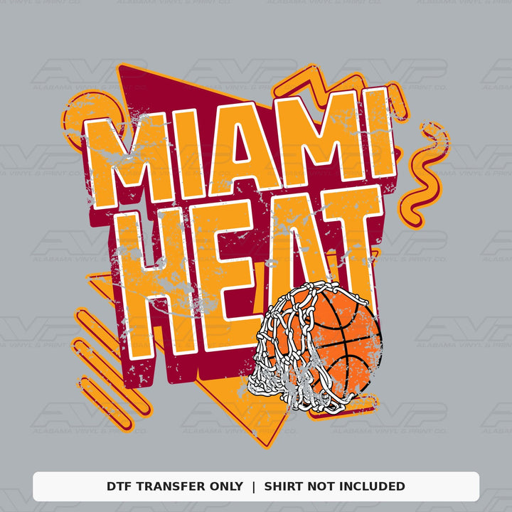 Miami Heat Retro Alabama Vinyl