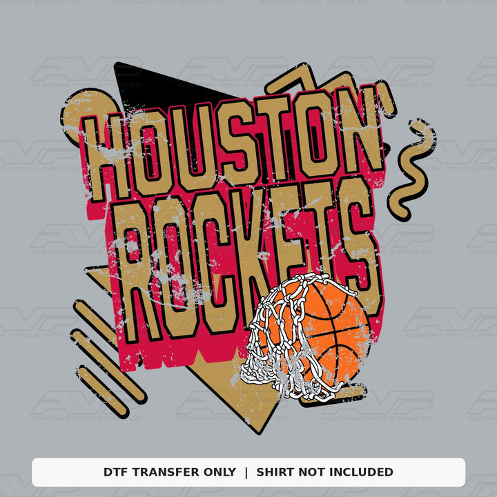 Houston Rockets Retro Alabama Vinyl
