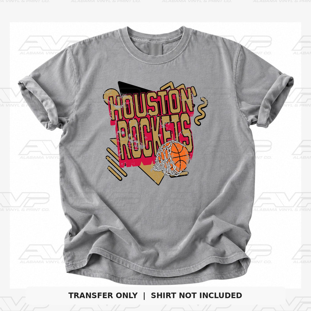 Houston Rockets Retro Alabama Vinyl