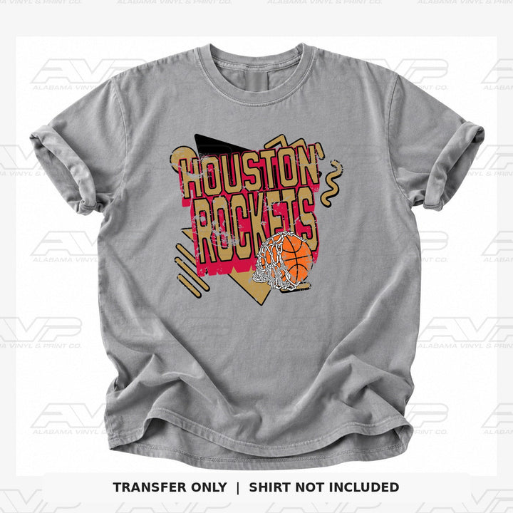 Houston Rockets Retro Alabama Vinyl