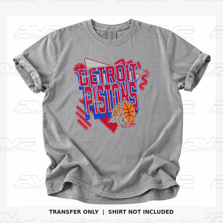 Detroit Pistons Retro Alabama Vinyl