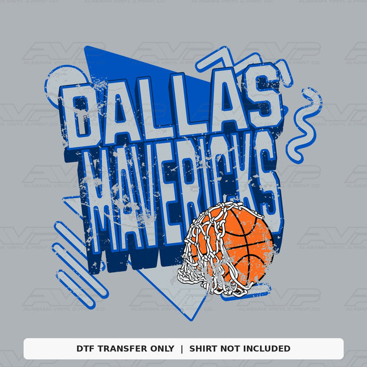 Dallas Mavericks Retro Alabama Vinyl