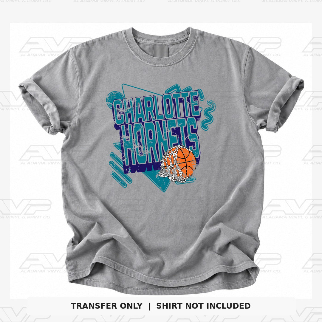 Charlotte Hornets Retro Alabama Vinyl