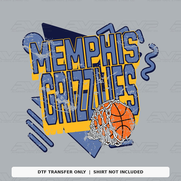 Memphis Grizzlies Retro Alabama Vinyl