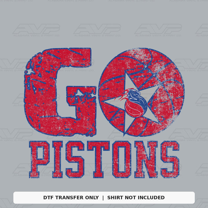 Go Pistons Alabama Vinyl