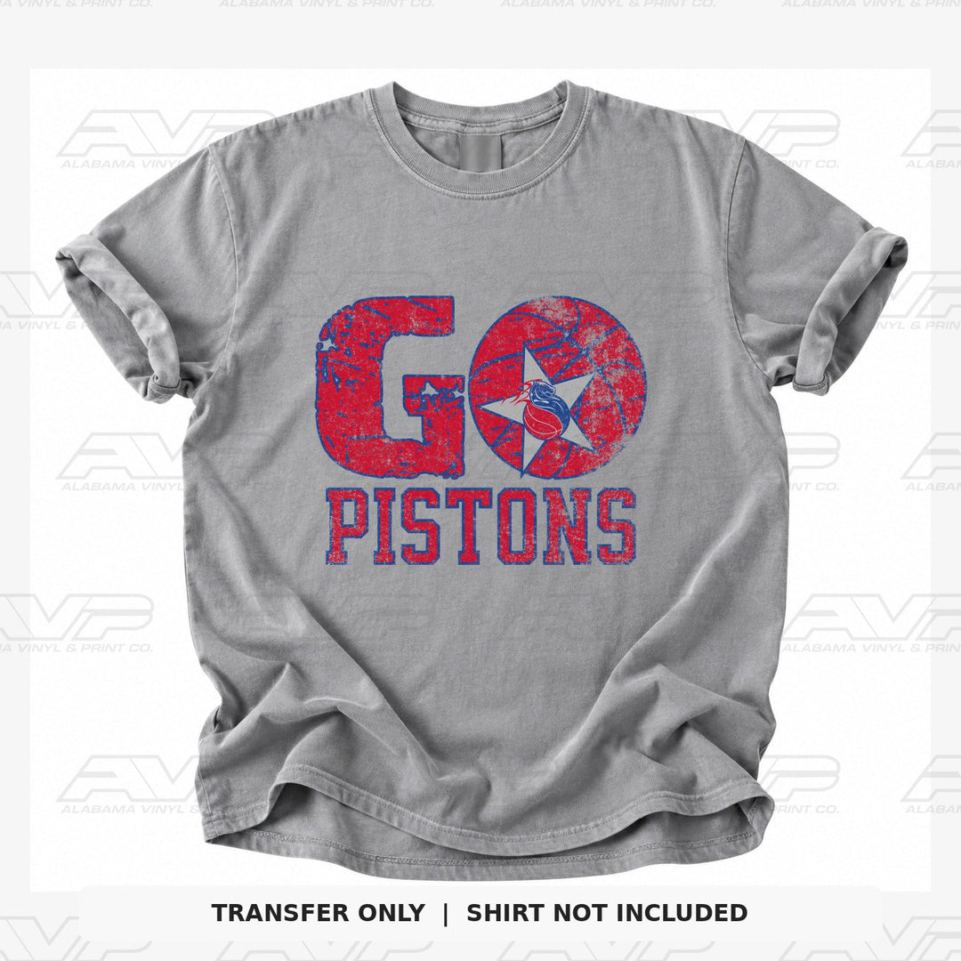 Go Pistons Alabama Vinyl
