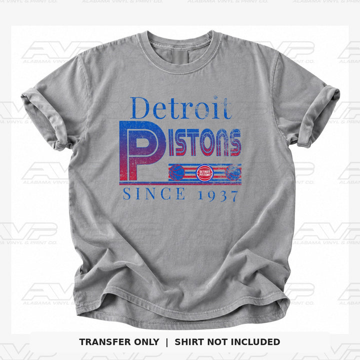 Detroit Pistons 1937 Alabama Vinyl