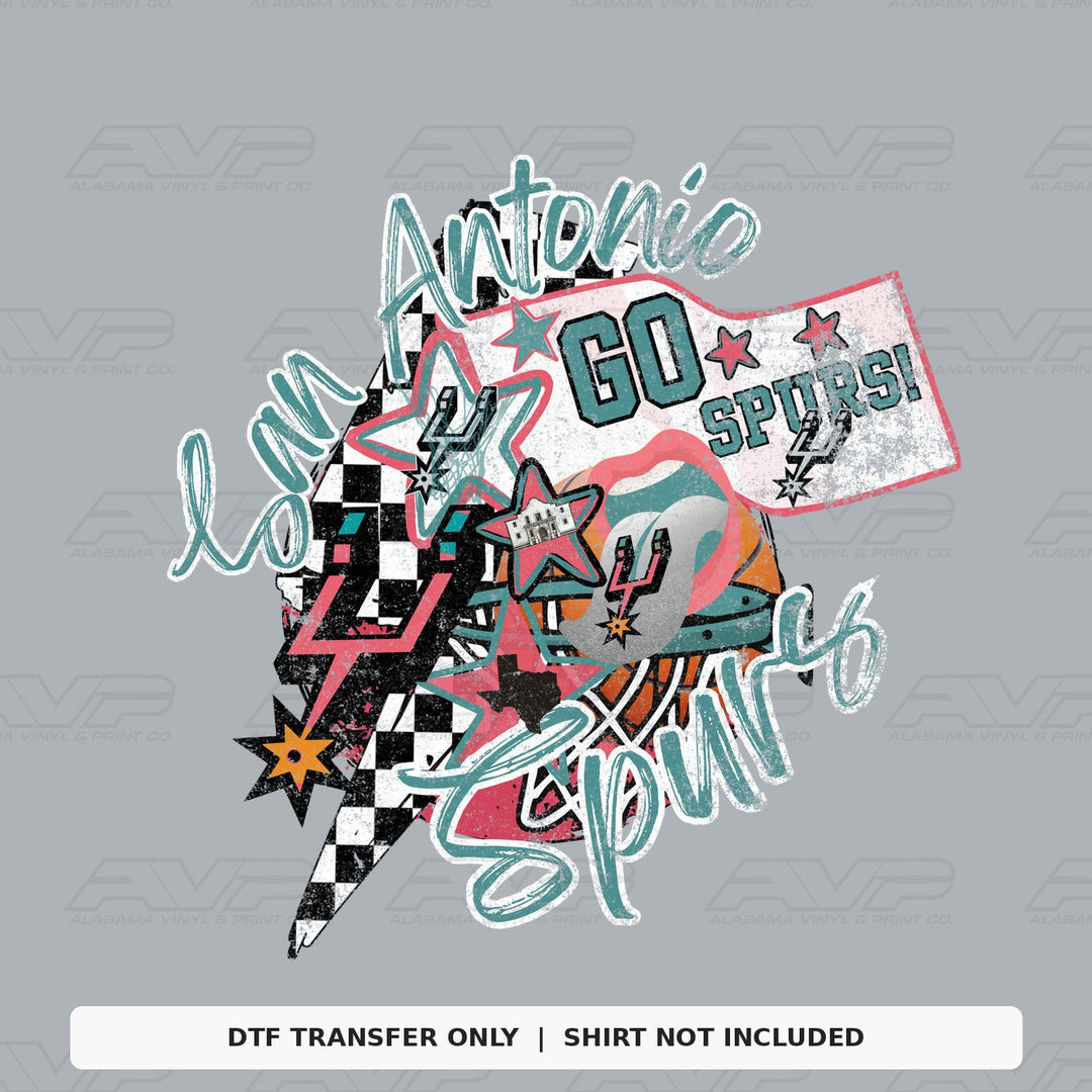 San Antonio Let's GO Spurs Alabama Vinyl