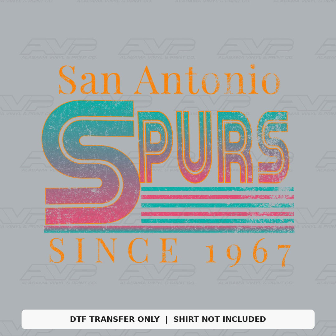 San Antonio Spurs 3 Alabama Vinyl