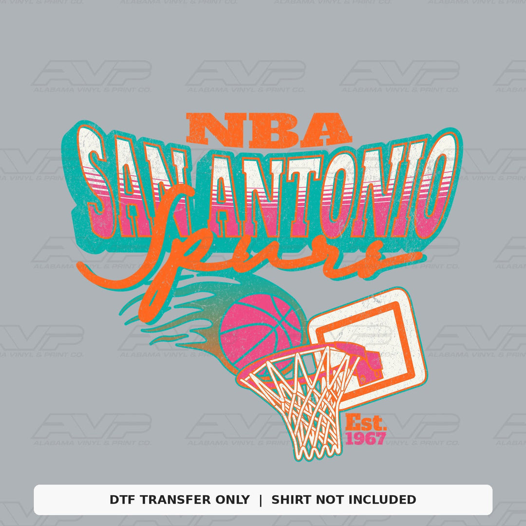 San Antonio Spurs 1967 Alabama Vinyl