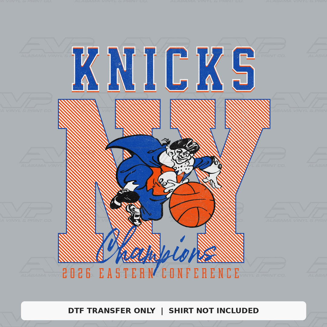 NY Knicks 2026 Eastern Conf Champs Alabama Vinyl