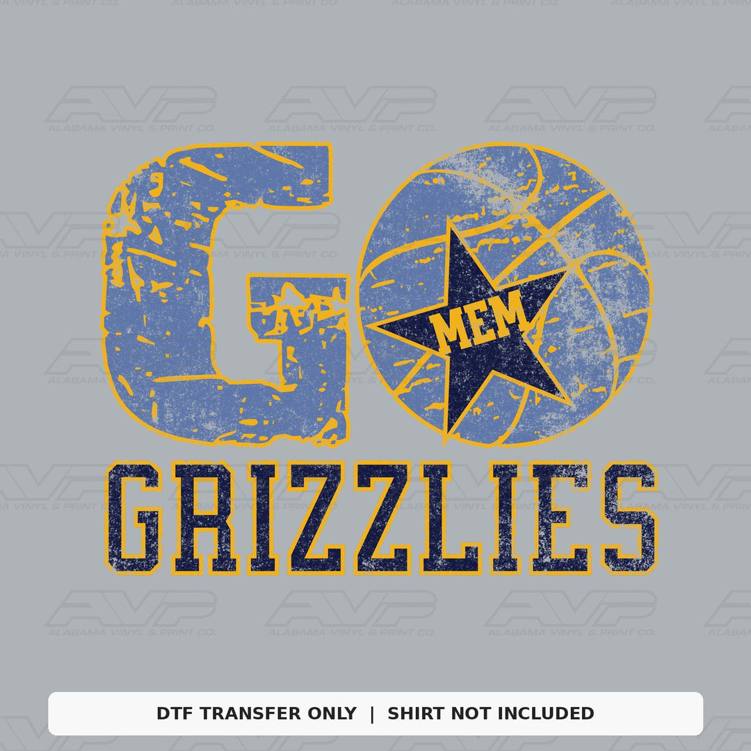 Go Grizzlies Alabama Vinyl