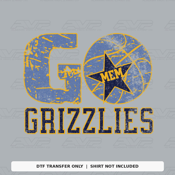 Go Grizzlies Alabama Vinyl