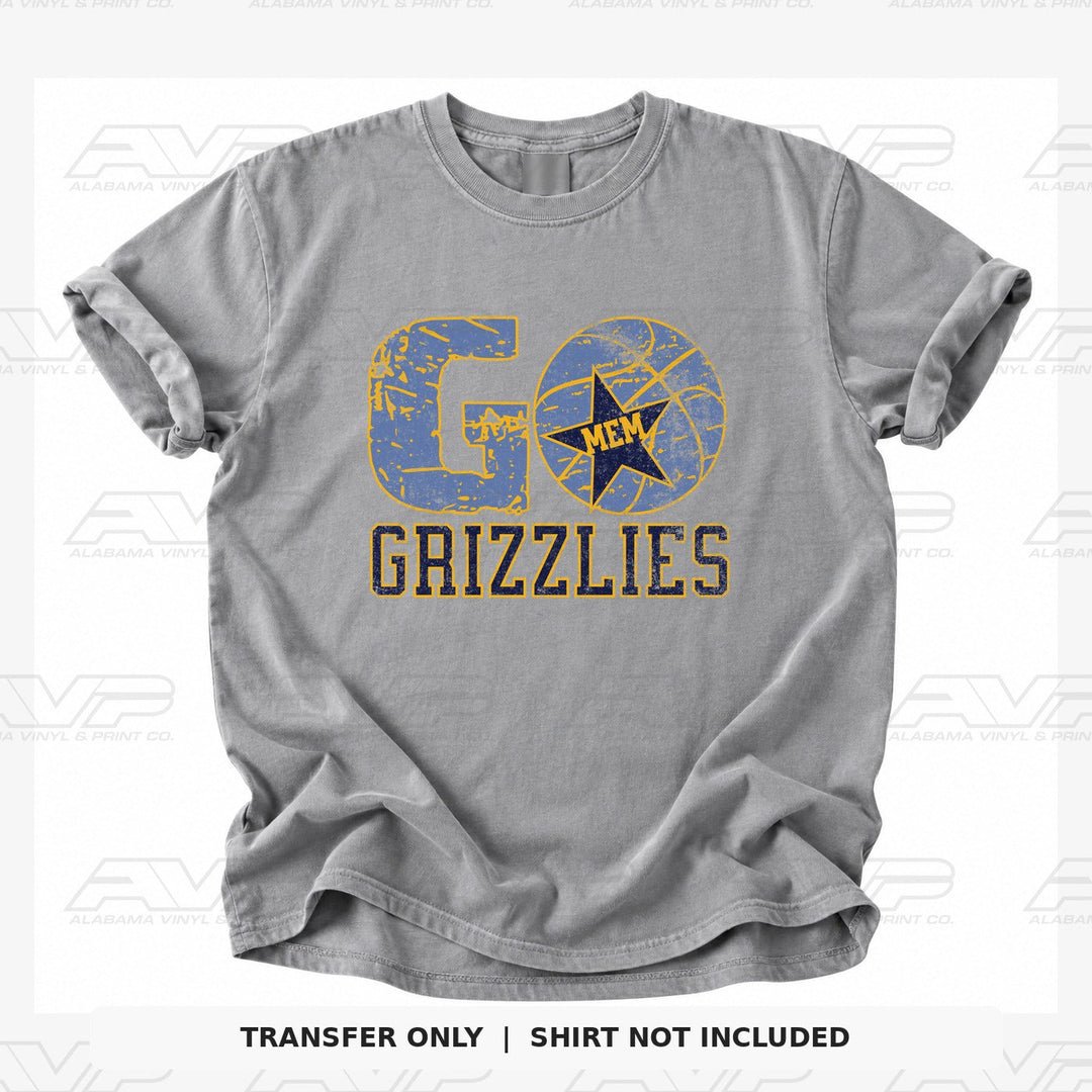 Go Grizzlies Alabama Vinyl