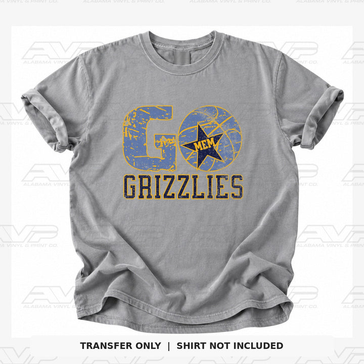 Go Grizzlies Alabama Vinyl
