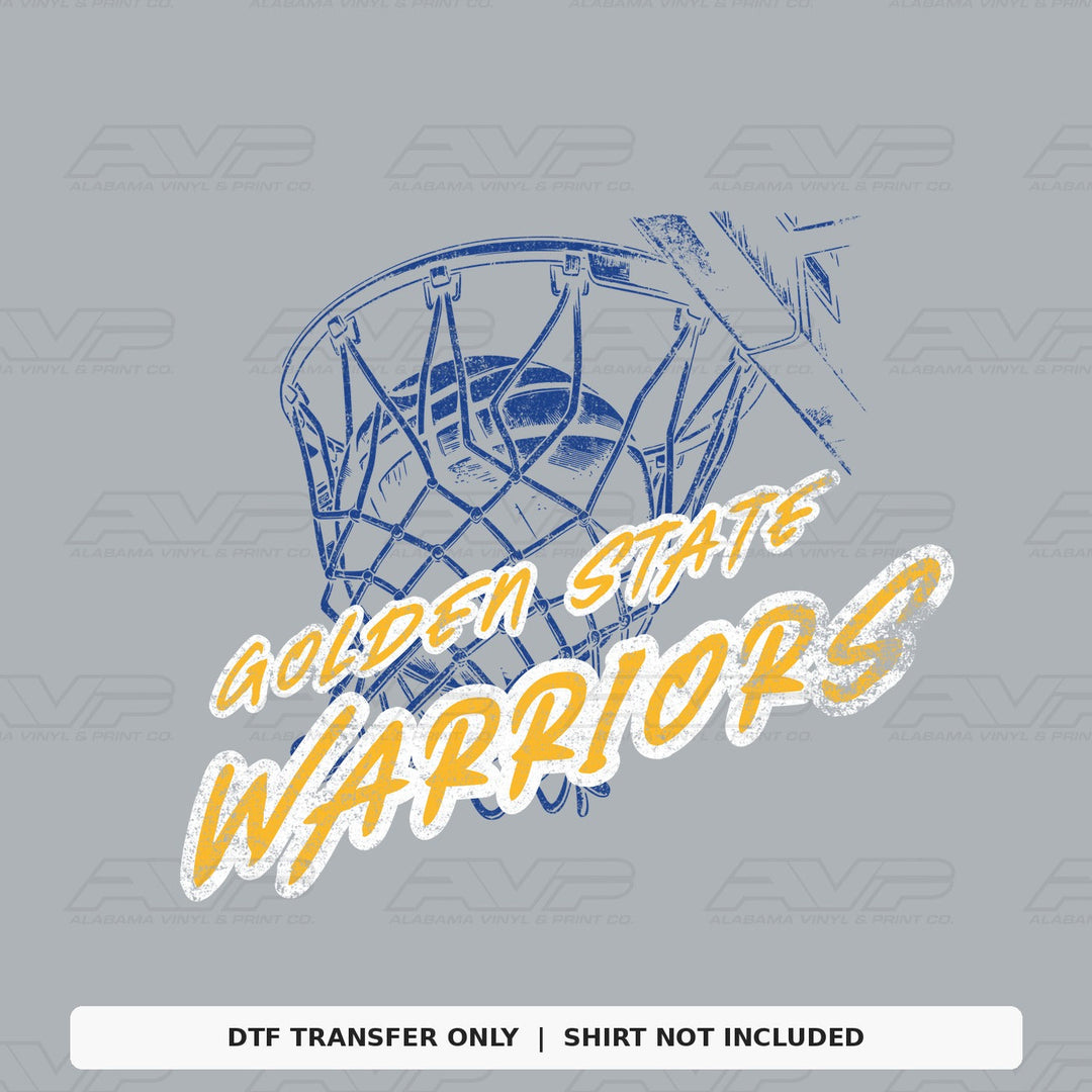 Golden State Warriors Ball in Net Alabama Vinyl
