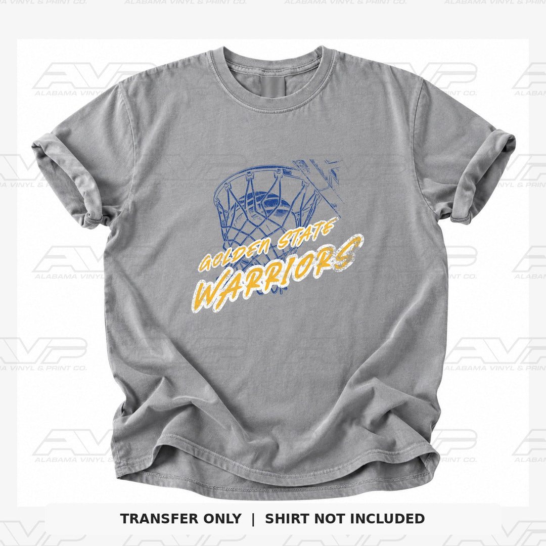 Golden State Warriors Ball in Net Alabama Vinyl