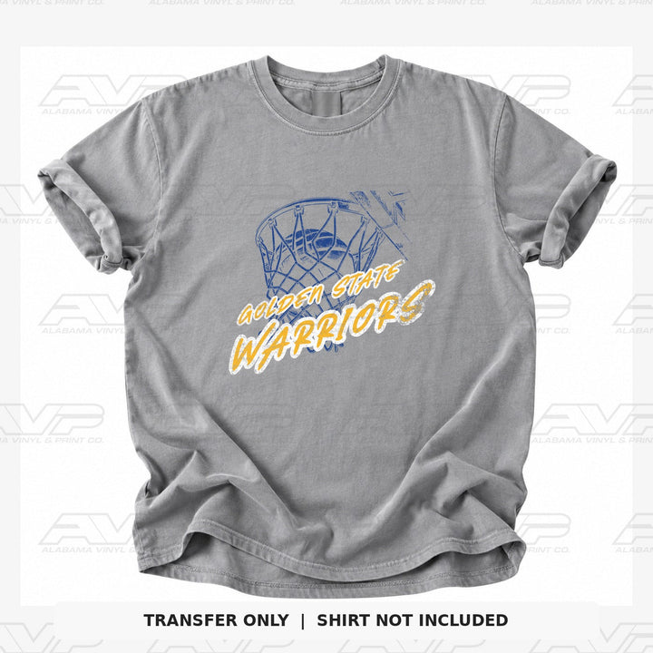 Golden State Warriors Ball in Net Alabama Vinyl