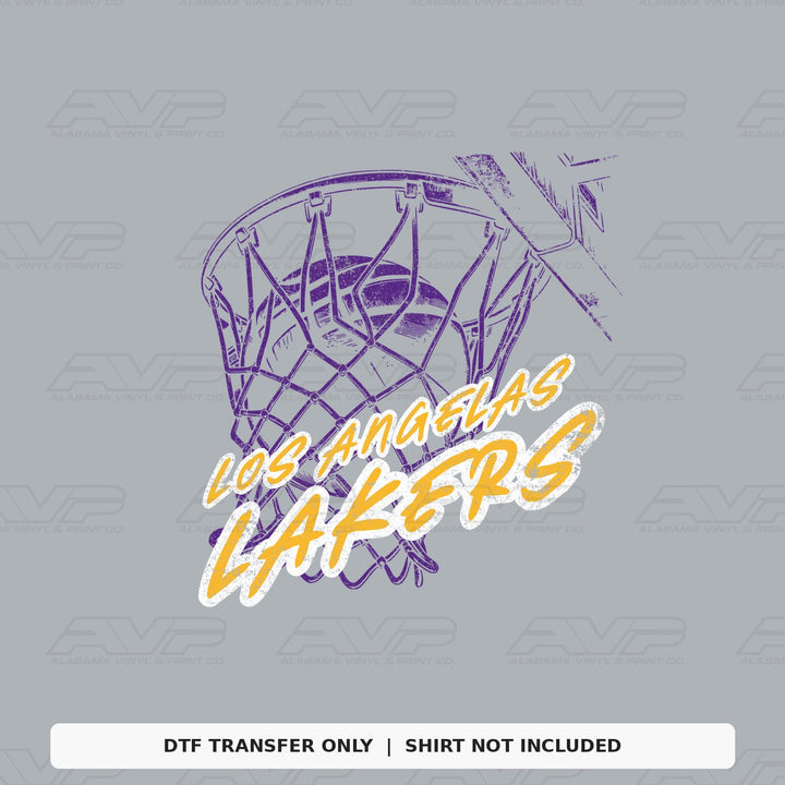 Los Angeles Lakers Ball in Net Alabama Vinyl