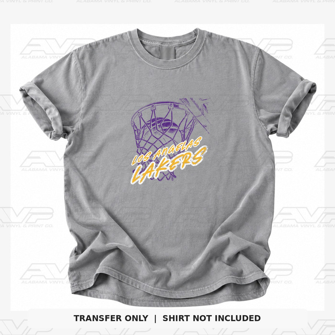 Los Angeles Lakers Ball in Net Alabama Vinyl