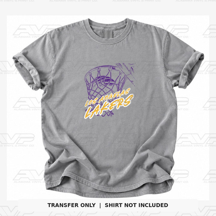 Los Angeles Lakers Ball in Net Alabama Vinyl