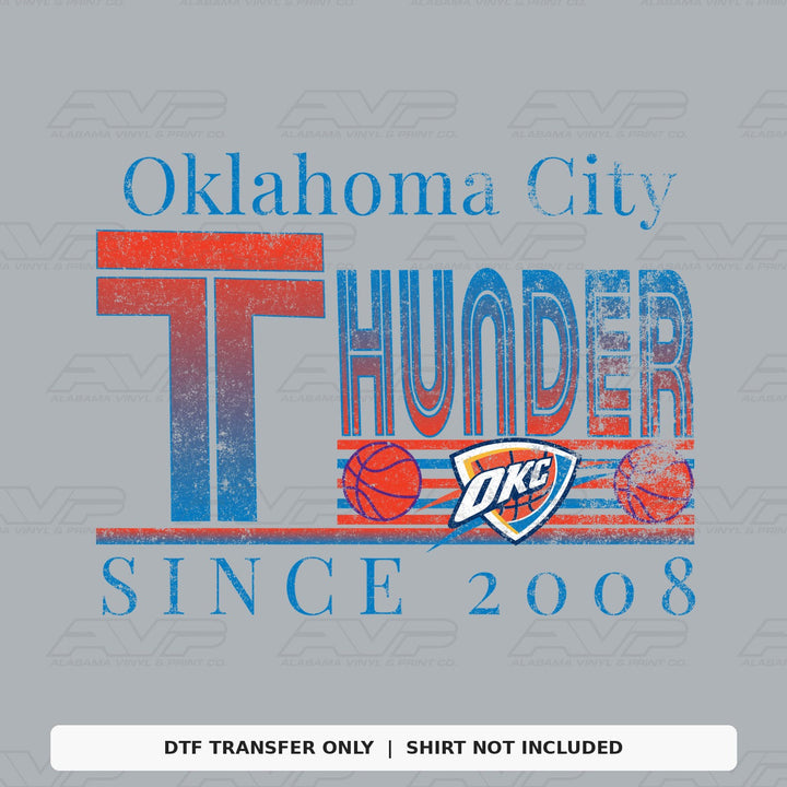 Oklahoma City Thunder 2008 Alabama Vinyl
