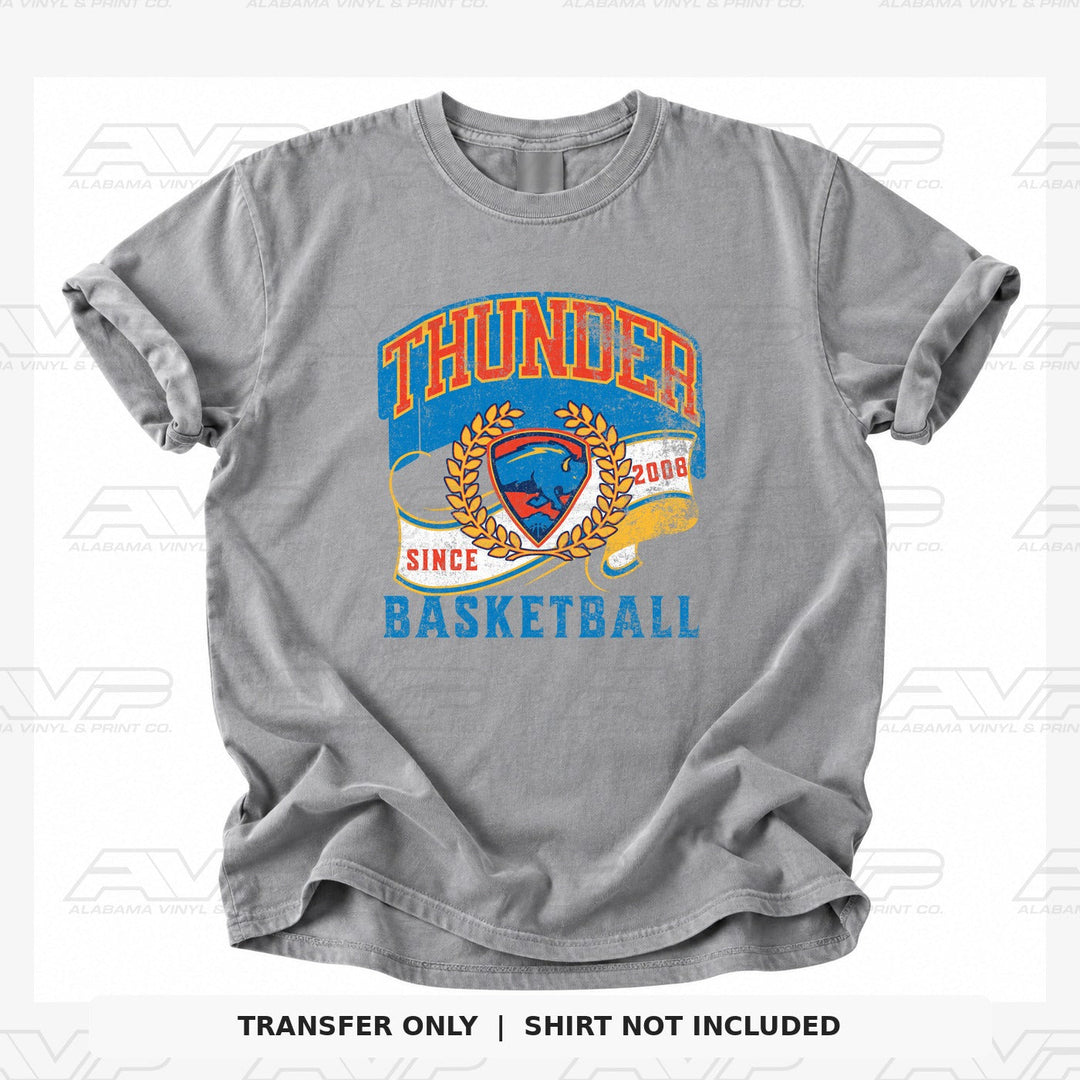 Oklahoma City Thunder Basketball 2008 Alabama Vinyl