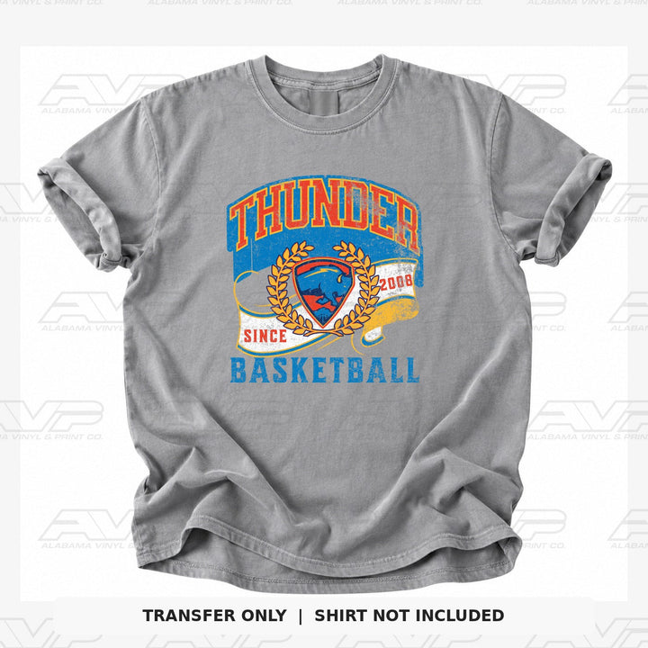 Oklahoma City Thunder Basketball 2008 Alabama Vinyl