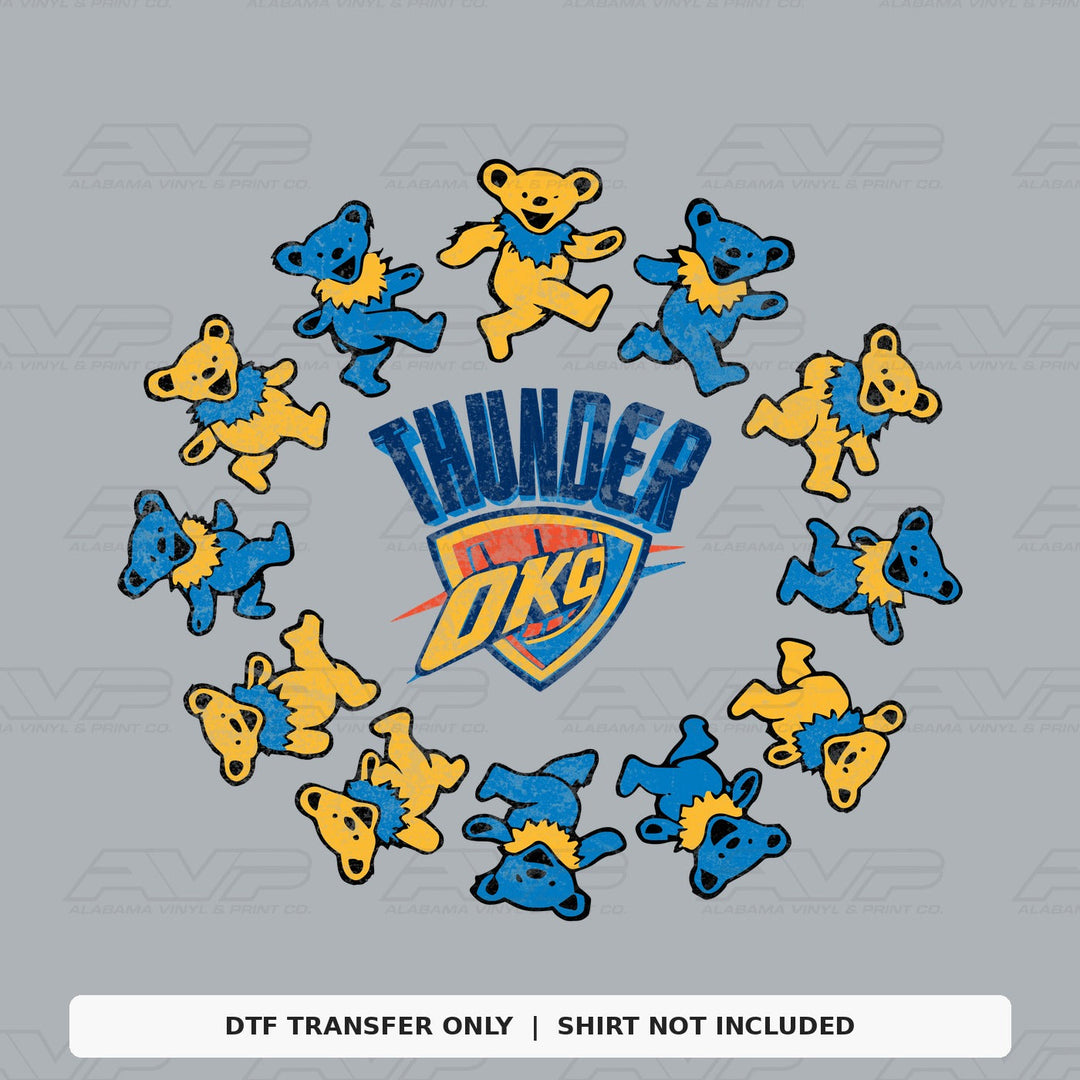 OKC Thunder bears Alabama Vinyl