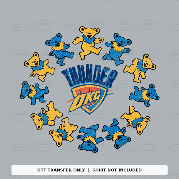 OKC Thunder bears Alabama Vinyl
