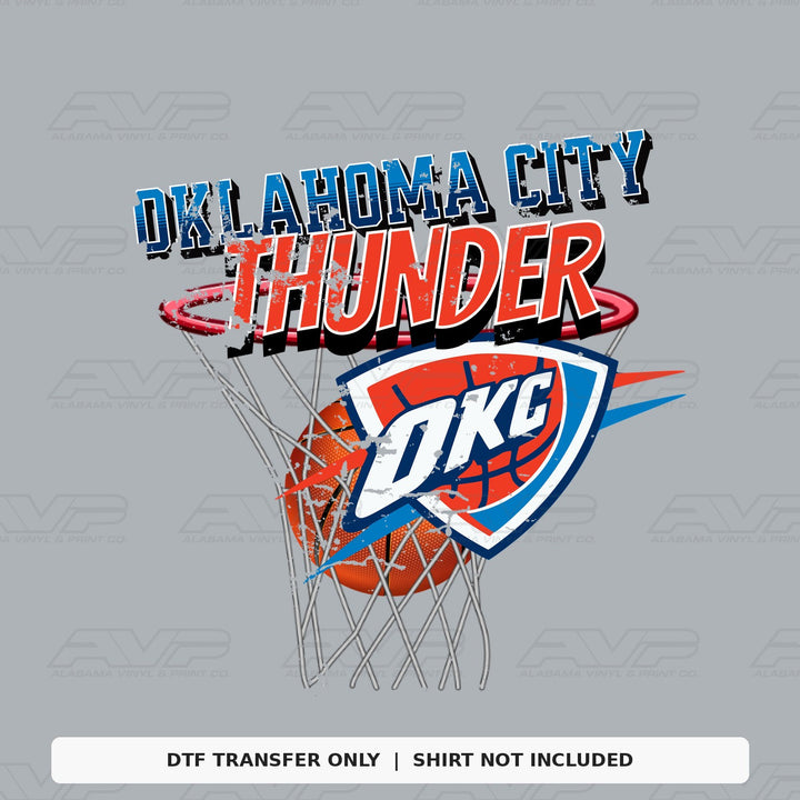 Oklahoma City Thunder Net Alabama Vinyl