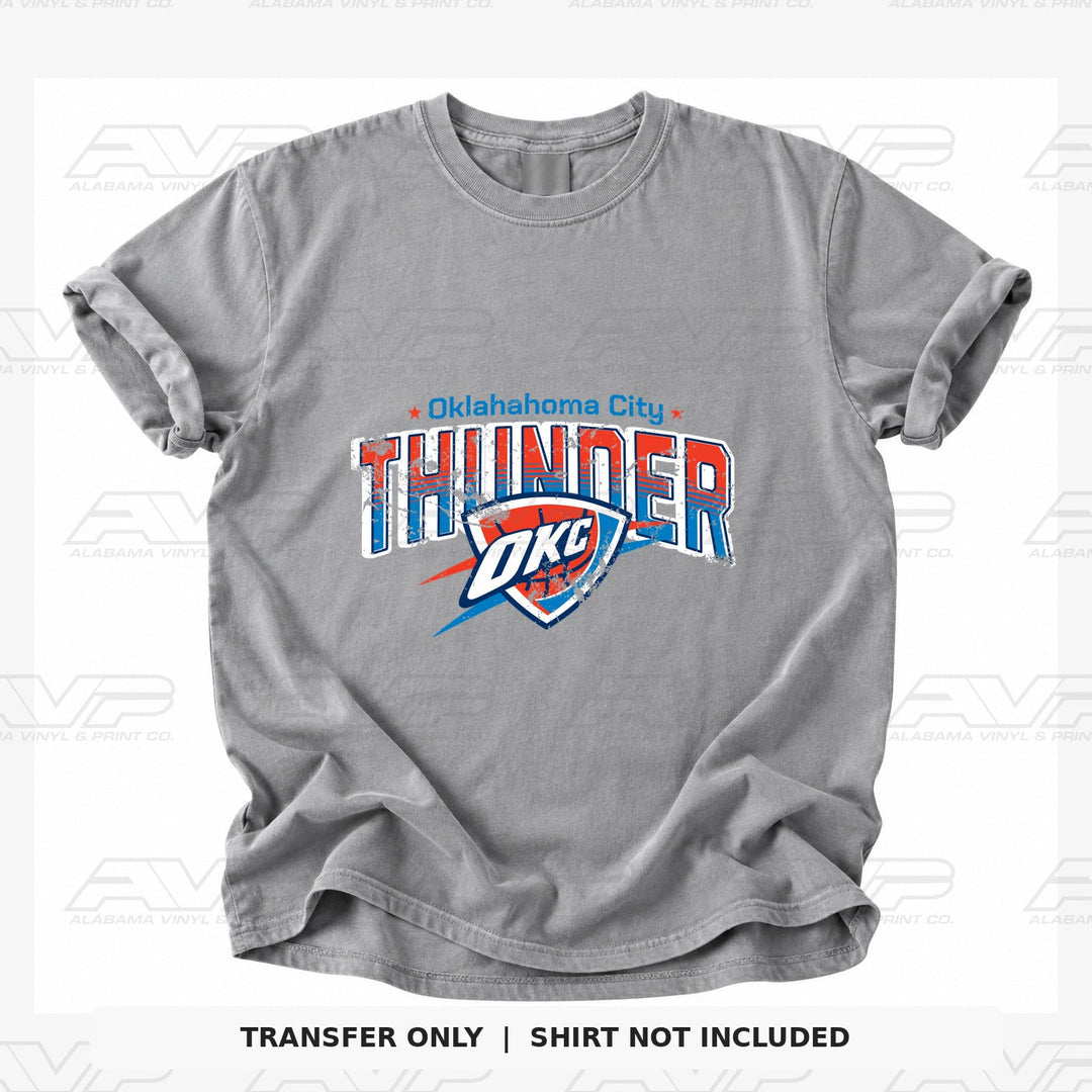Oklahoma City Thunder logo Alabama Vinyl